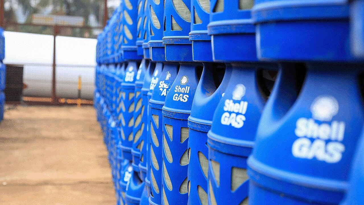 Shell gas cylinder