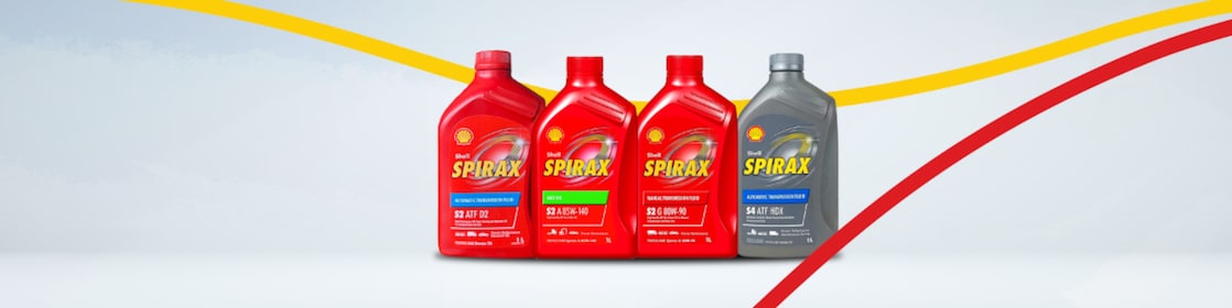 Les Huiles de transmission Shell Spirax S2 ATF D2, Shell Spirax S2G, Shell Spirax S2A 85W140, Shell Spirax S4 ATF HDX