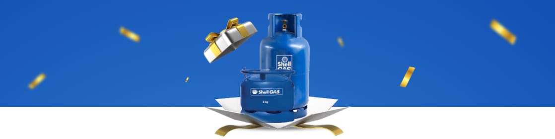 Bouteilles de Gas Shell B6 et B12