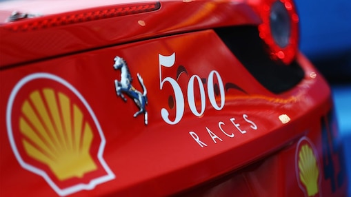 Shell 500 races logo on rear wing F2012