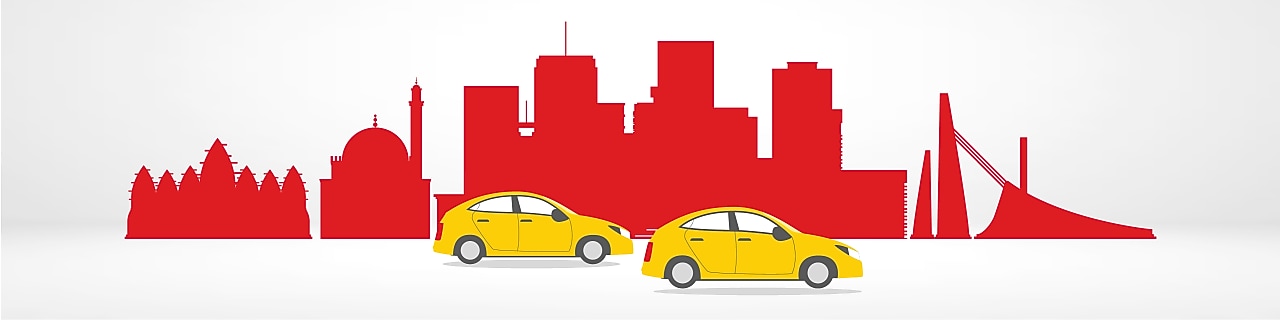 Taxis communaux en circulation dans la ville d’Abidjan