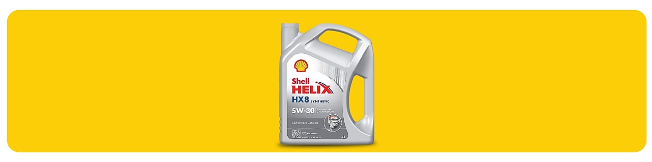 L’huile moteur multigrade 100% synthétique Shell Helix HX8 5W-30 améliore les performances de votre moteur