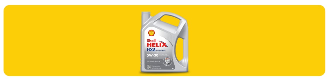 L’huile moteur multigrade 100% synthétique Shell Helix HX8 5W-30 améliore les performances de votre moteur
