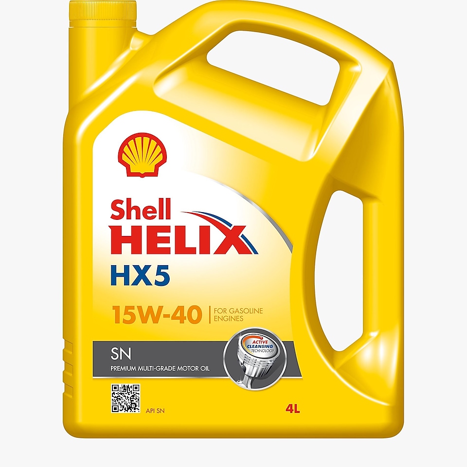 Packshot pour Shell Helix HX5 SN 15W-40