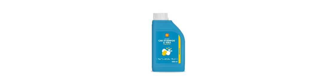 High end of the range header shampoo wax